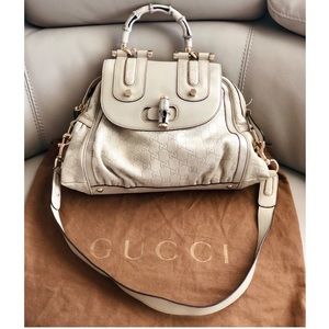 Gucci Guccissima POP Bamboo Top Handle Tote Hawaii